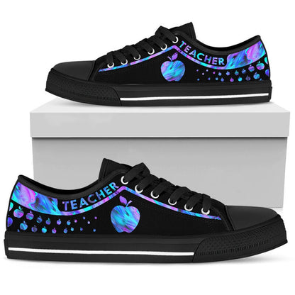 Teacher Shoes for Mens, Personalised Sneaker Shoes, Teacher Shoes, Low Top Sneakers