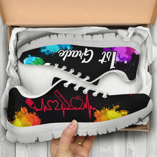 Teacher Sneaker, 1St Grade Art Shoes Shoes, Fun Teacher Shoes