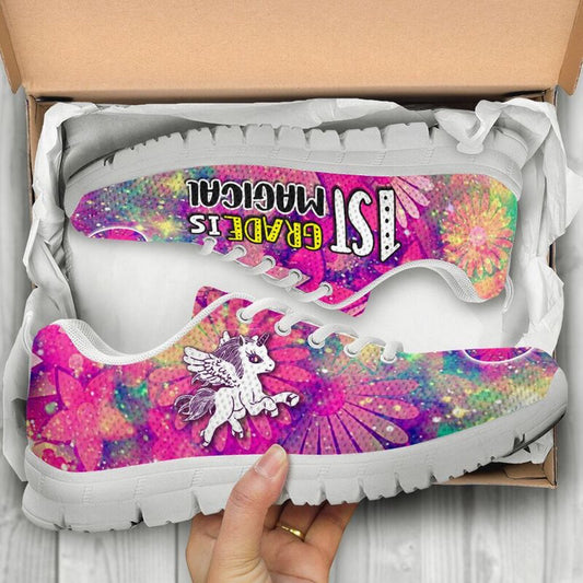 Teacher Sneaker, 1St Grade Is Magical Shoes, Fun Teacher Shoes