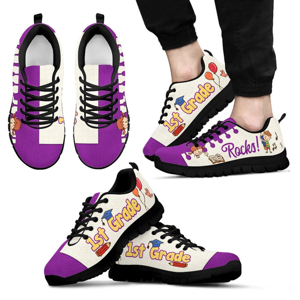 Teacher Sneaker, 1St Grade Rocks Shoes, Fun Teacher Shoes