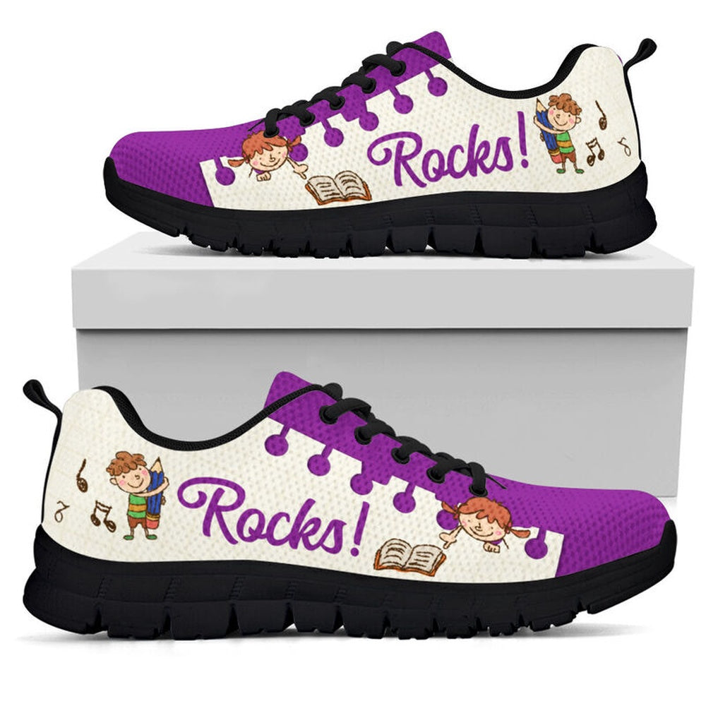 Teacher Sneaker, 1St Grade Rocks Shoes, Fun Teacher Shoes