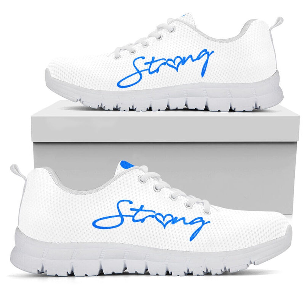 Teacher Sneaker, 1St Grade Strong Blue White Shoes, Fun Teacher Shoes