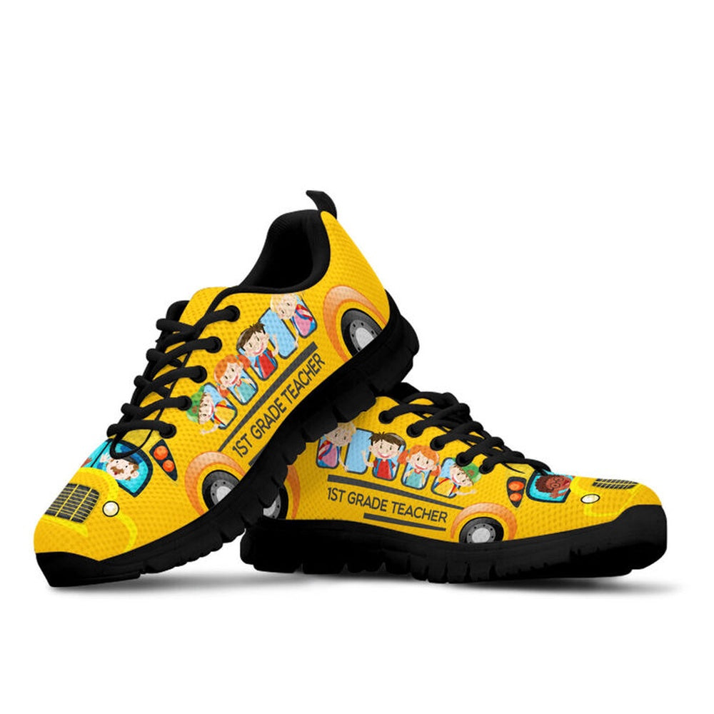 Teacher Sneaker, 1St Grade Teacher Bus Shoes, Fun Teacher Shoes
