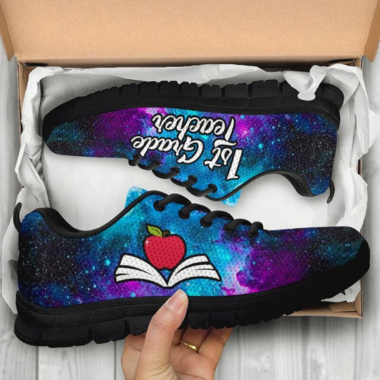 Teacher Sneaker, 1St Grade Teacher Galaxy Shoes, Fun Teacher Shoes