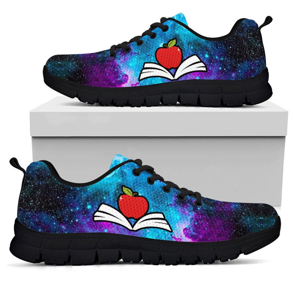 Teacher Sneaker, 1St Grade Teacher Galaxy Shoes, Fun Teacher Shoes