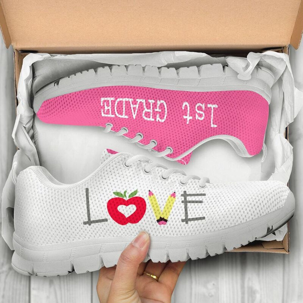 Teacher Sneaker, 1St Grade Teacher Love Shoes Shoes, Fun Teacher Shoes