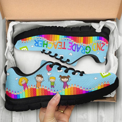 Teacher Sneaker, 2Nd Grade Teacher Abc Sneakers, Fun Teacher Shoes