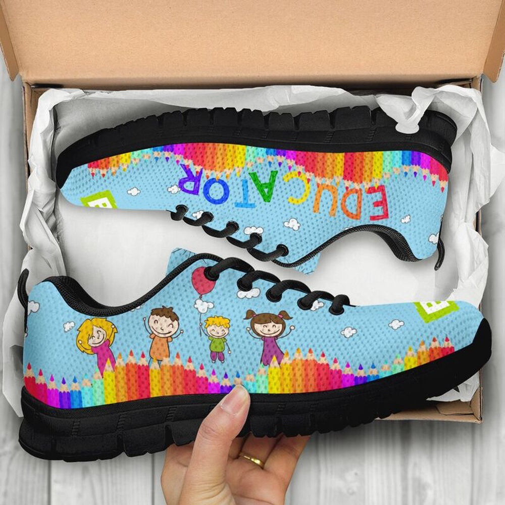 Teacher Sneaker, Abc Educator Shoes Sneakers, Fun Teacher Shoes