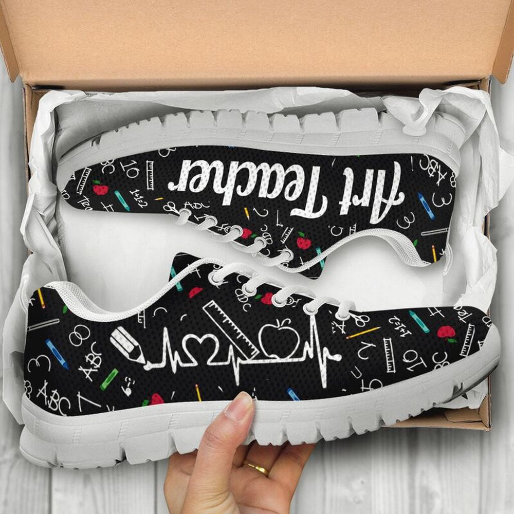 Teacher Sneaker, Art Teacher Sneakers, Fun Teacher Shoes