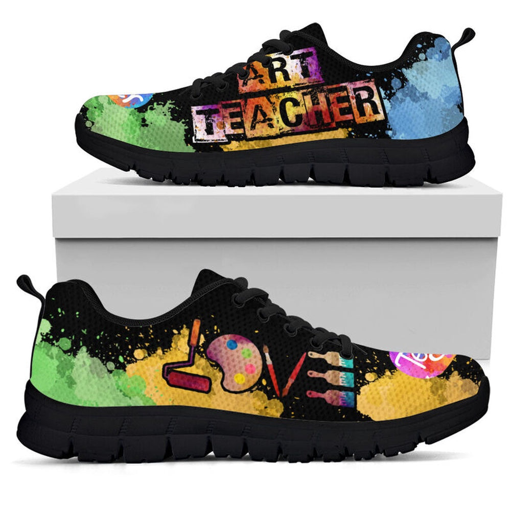 Teacher Sneaker, Art Teacher Sneakers Sneakers, Fun Teacher Shoes