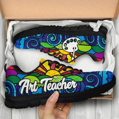 Teacher Sneaker, Art Teacher Sunpic Sneakers, Fun Teacher Shoes