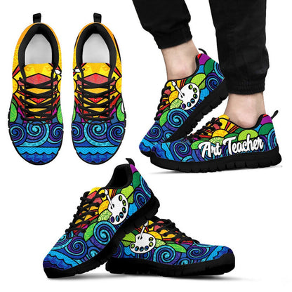 Teacher Sneaker, Art Teacher Sunpic Sneakers, Fun Teacher Shoes