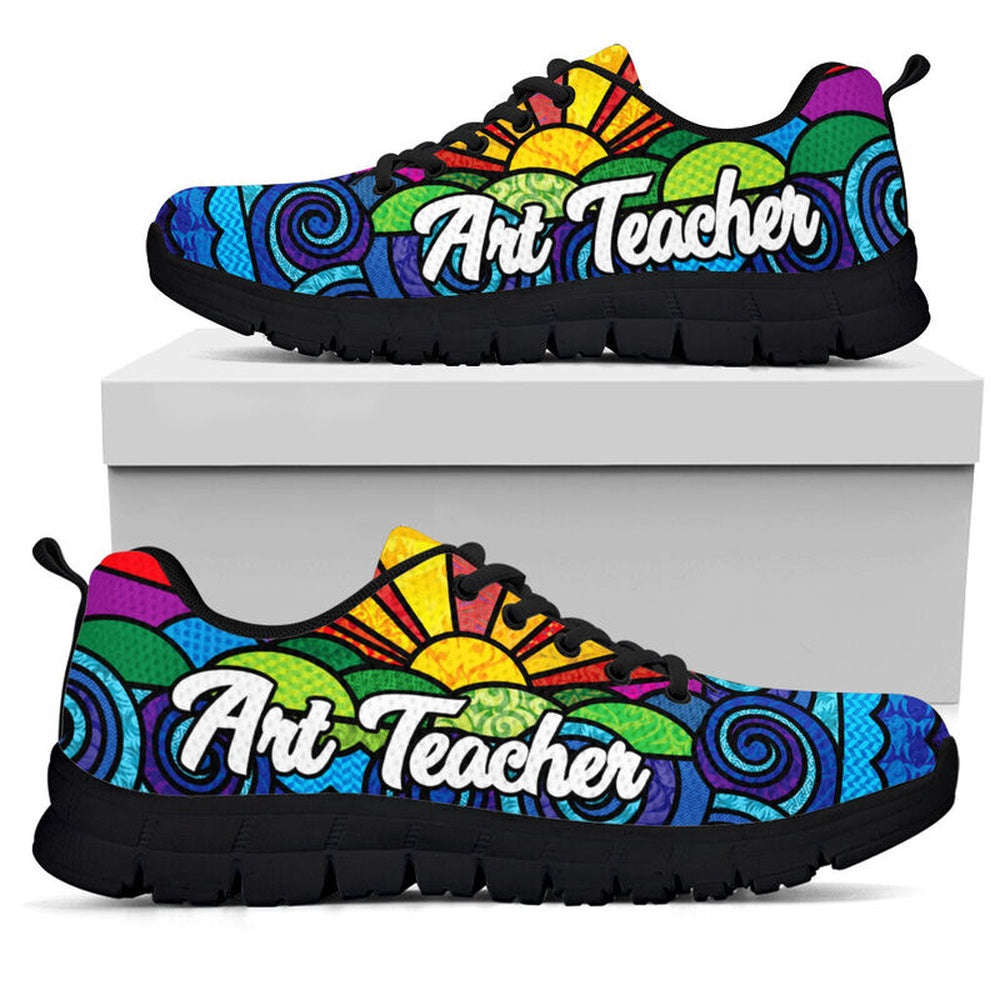 Teacher Sneaker, Art Teacher Sunpic Sneakers, Fun Teacher Shoes