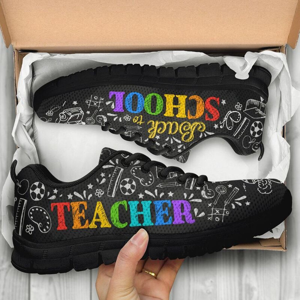 Teacher Sneaker, Back To School  Teacher Sneakers, Fun Teacher Shoes