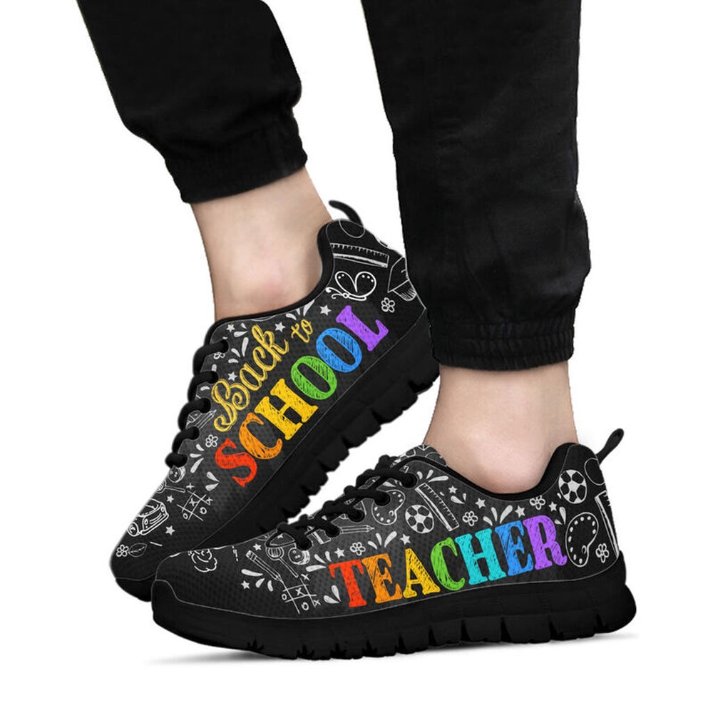 Teacher Sneaker, Back To School  Teacher Sneakers, Fun Teacher Shoes