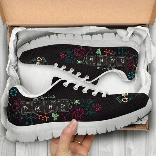 Teacher Sneaker, Chemistry Teacher Shoes Sneakers, Fun Teacher Shoes