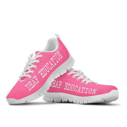 Teacher Sneaker, Deaf Education Strong Sneakers, Fun Teacher Shoes