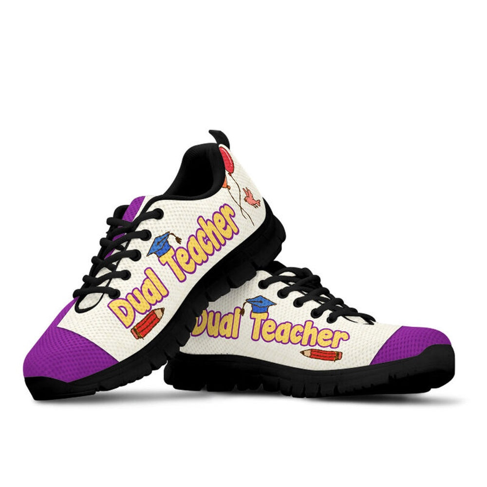 Teacher Sneaker, Dual Teacher Rocks Sneakers, Fun Teacher Shoes