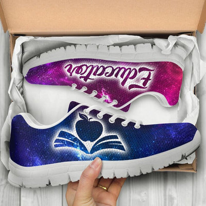 Teacher Sneaker, Educator Galaxy Sneakers, Fun Teacher Shoes