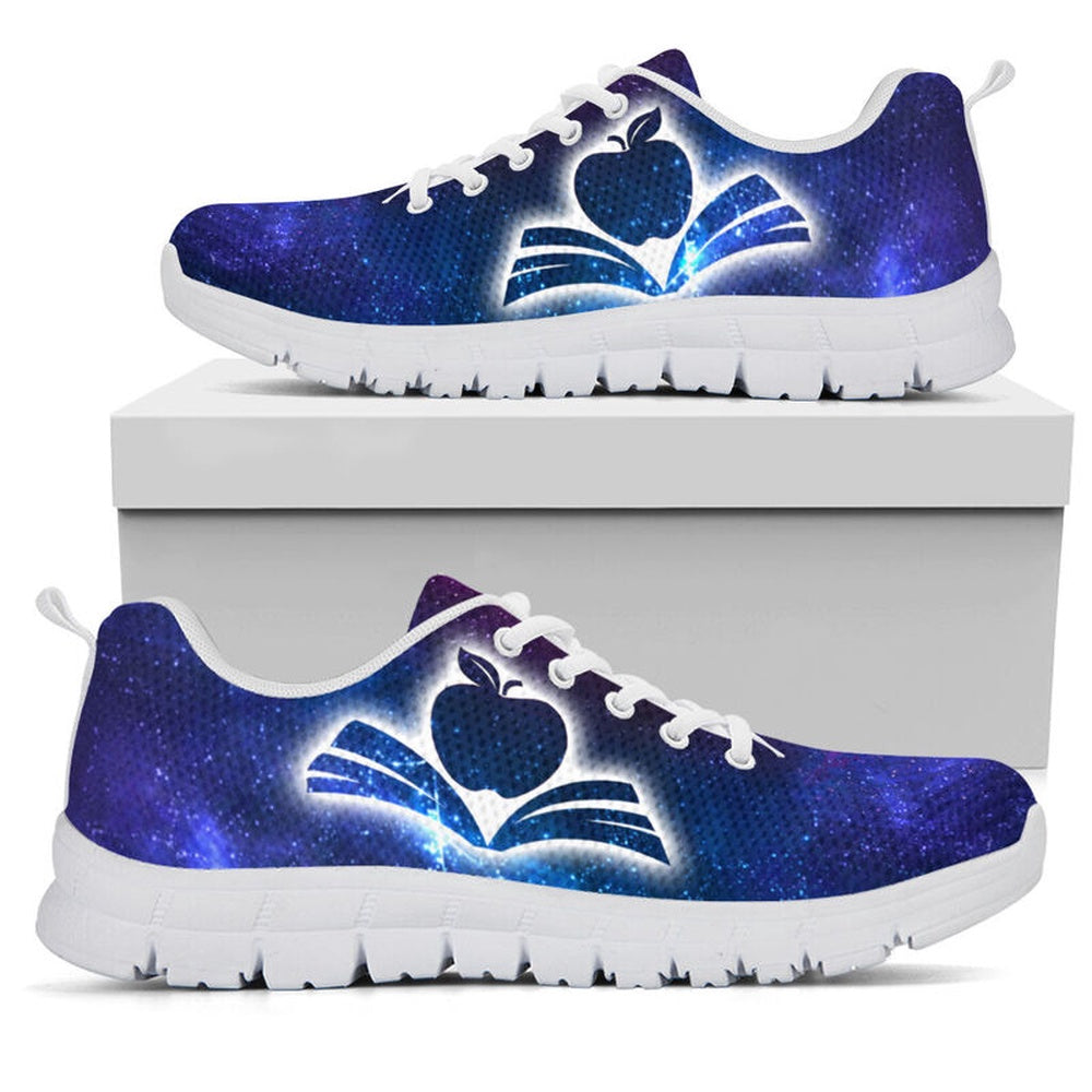 Teacher Sneaker, Educator Galaxy Sneakers, Fun Teacher Shoes