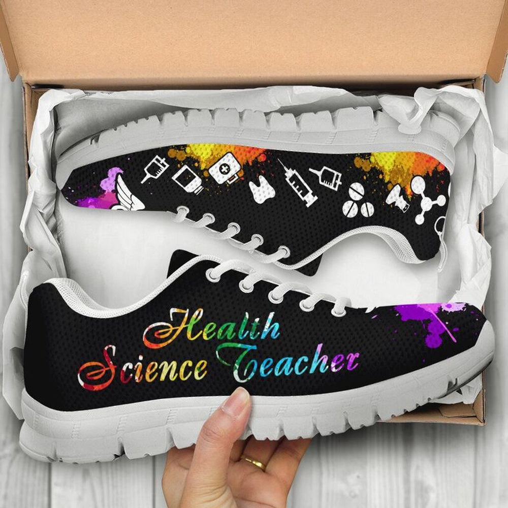 Teacher Sneaker, Health Science Teacher Shoes Sneakers, Fun Teacher Shoes