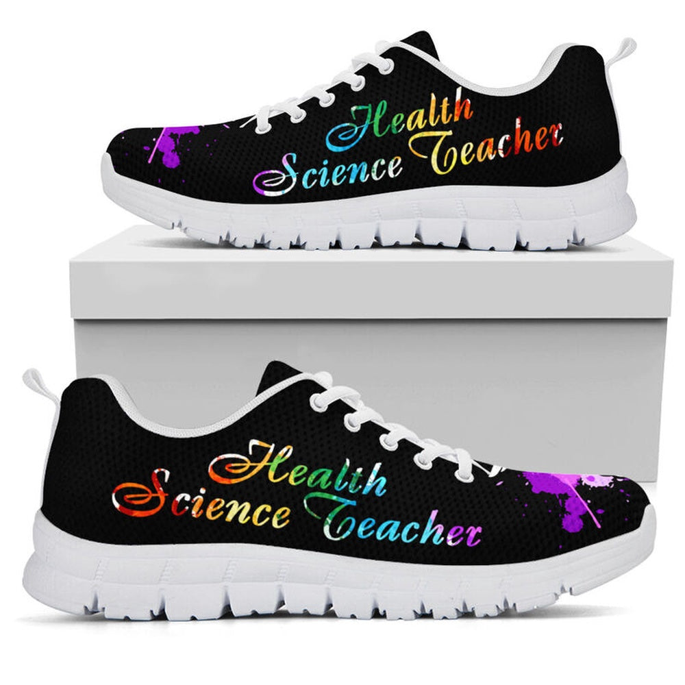 Teacher Sneaker, Health Science Teacher Shoes Sneakers, Fun Teacher Shoes