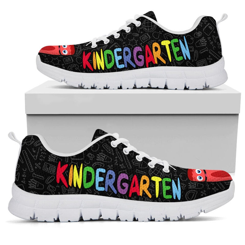Teacher Sneaker, Kindergaten Teacher Hand Color Sneakers, Fun Teacher Shoes