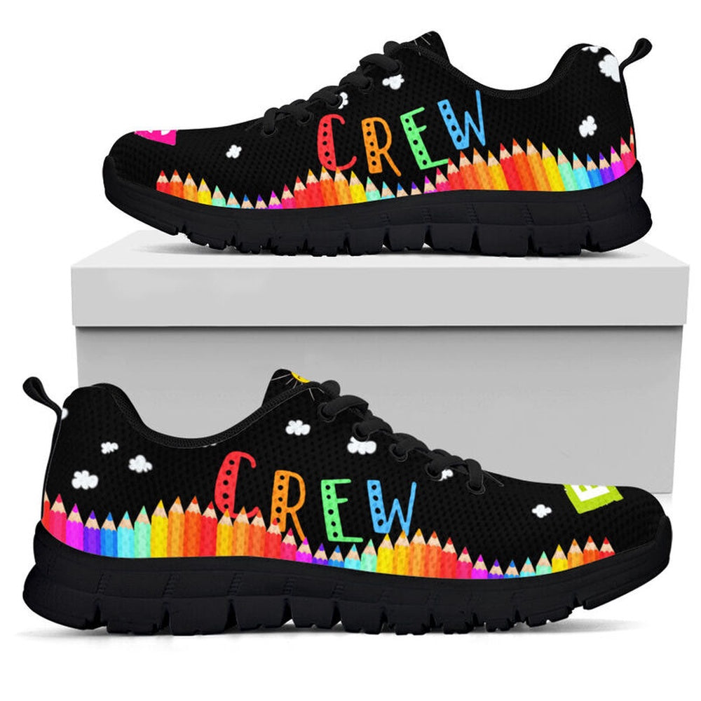 Teacher Sneaker, Para-Educator Crew Sneakers, Fun Teacher Shoes