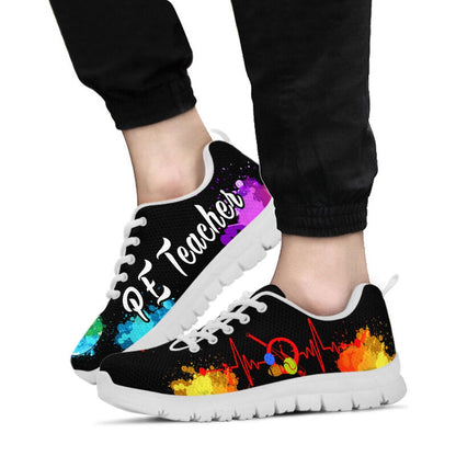 Teacher Sneaker, Pe Teacher Art Shoes Sneakers, Fun Teacher Shoes