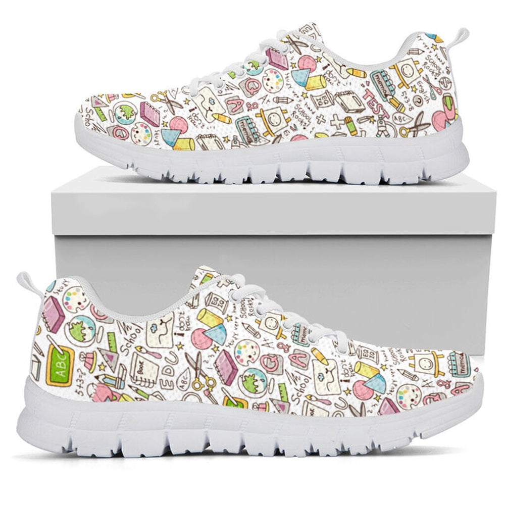 Teacher Sneaker, Super Cute Teacher Sneaker Sneakers, Fun Teacher Shoes