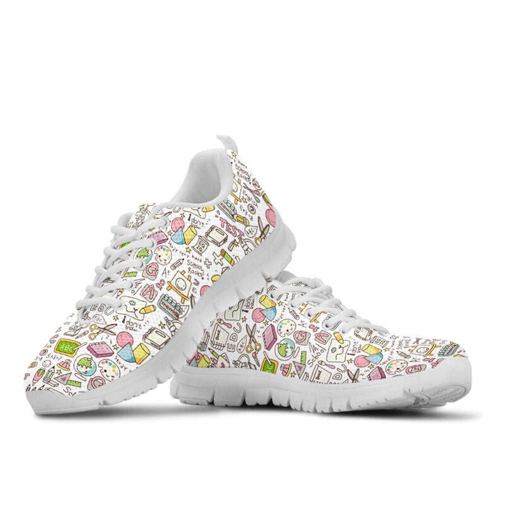 Teacher Sneaker, Super Cute Teacher Sneaker Sneakers, Fun Teacher Shoes