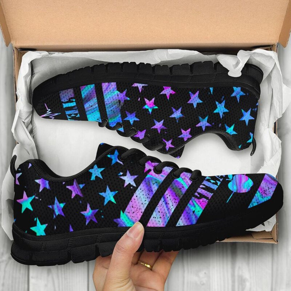 Teacher Sneaker, Teacher American Flag Sneakers, Fun Teacher Shoes