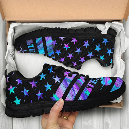 Teacher Sneaker, Teacher American Flag Sneakers, Fun Teacher Shoes