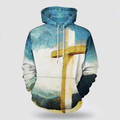 The Cross 3d Hoodies For Women Men - Christian Apparel Hoodies