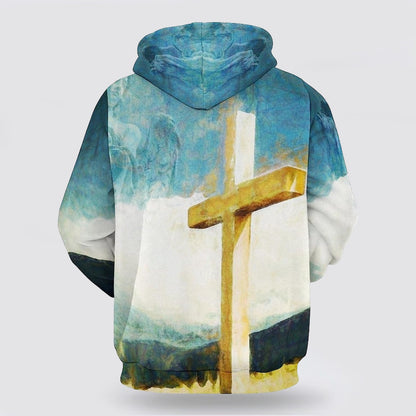 The Cross 3d Hoodies For Women Men - Christian Apparel Hoodies