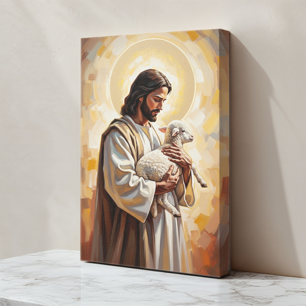 The Good Shepherd III, Christian Canvas Wall Art, Christmas Gift Ideas, Christian Home Decor, Ciaocustom