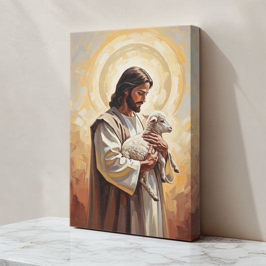 The Good Shepherd II, Christian Canvas Wall Art, Christmas Gift Ideas, Christian Home Decor, Ciaocustom