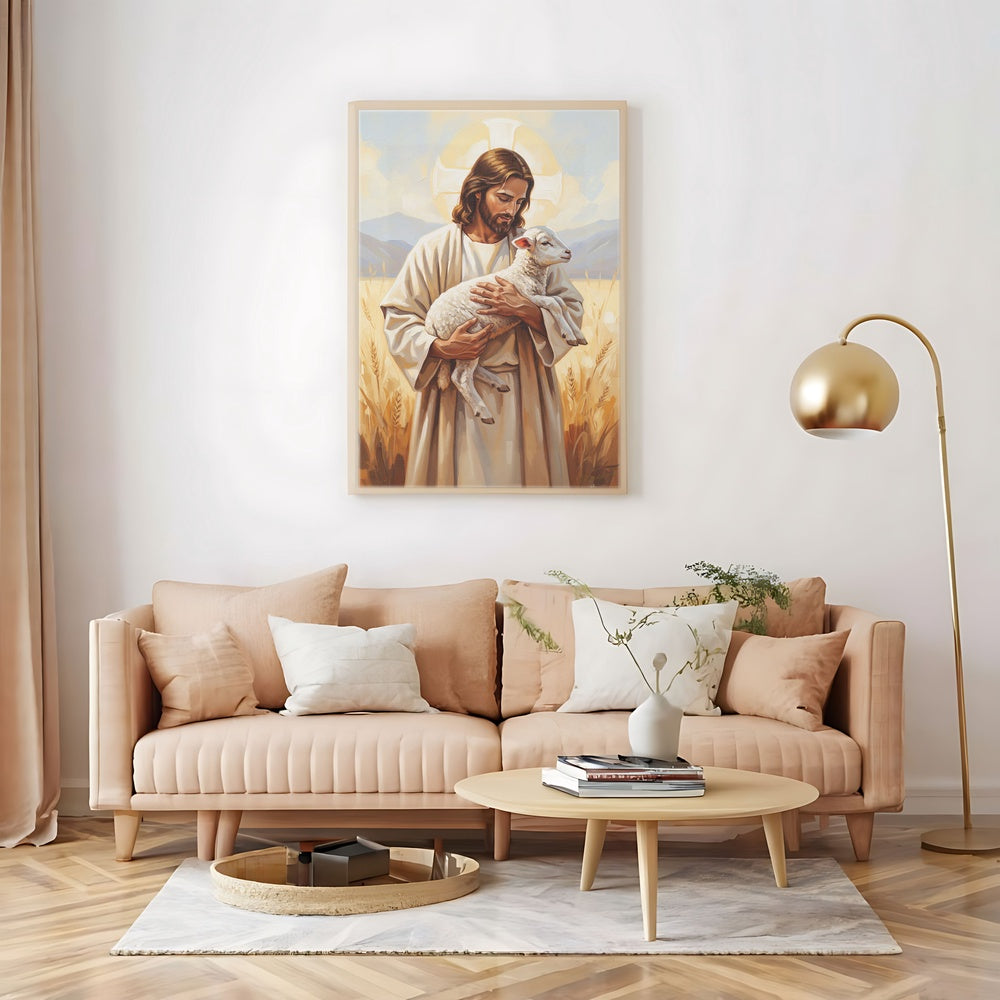 The Good Shepherd I, Christian Canvas Wall Art, Christmas Gift Ideas, Christian Home Decor, Ciaocustom