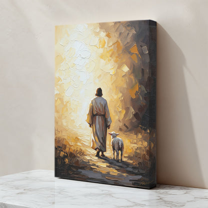 The Journey Home III, Christian Canvas Wall Art, Christmas Gift Ideas, Christian Home Decor, Ciaocustom