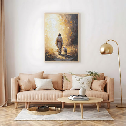 The Journey Home III, Christian Canvas Wall Art, Christmas Gift Ideas, Christian Home Decor, Ciaocustom