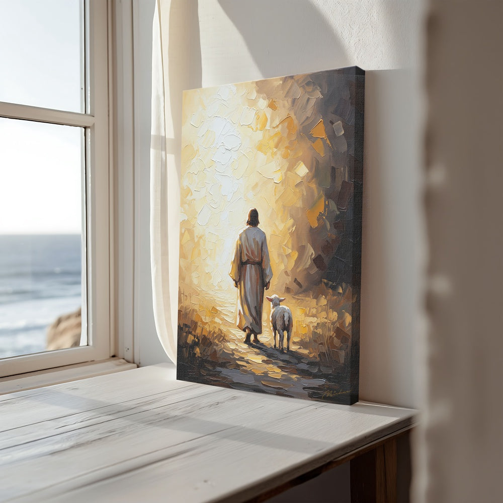 The Journey Home III, Christian Canvas Wall Art, Christmas Gift Ideas, Christian Home Decor, Ciaocustom