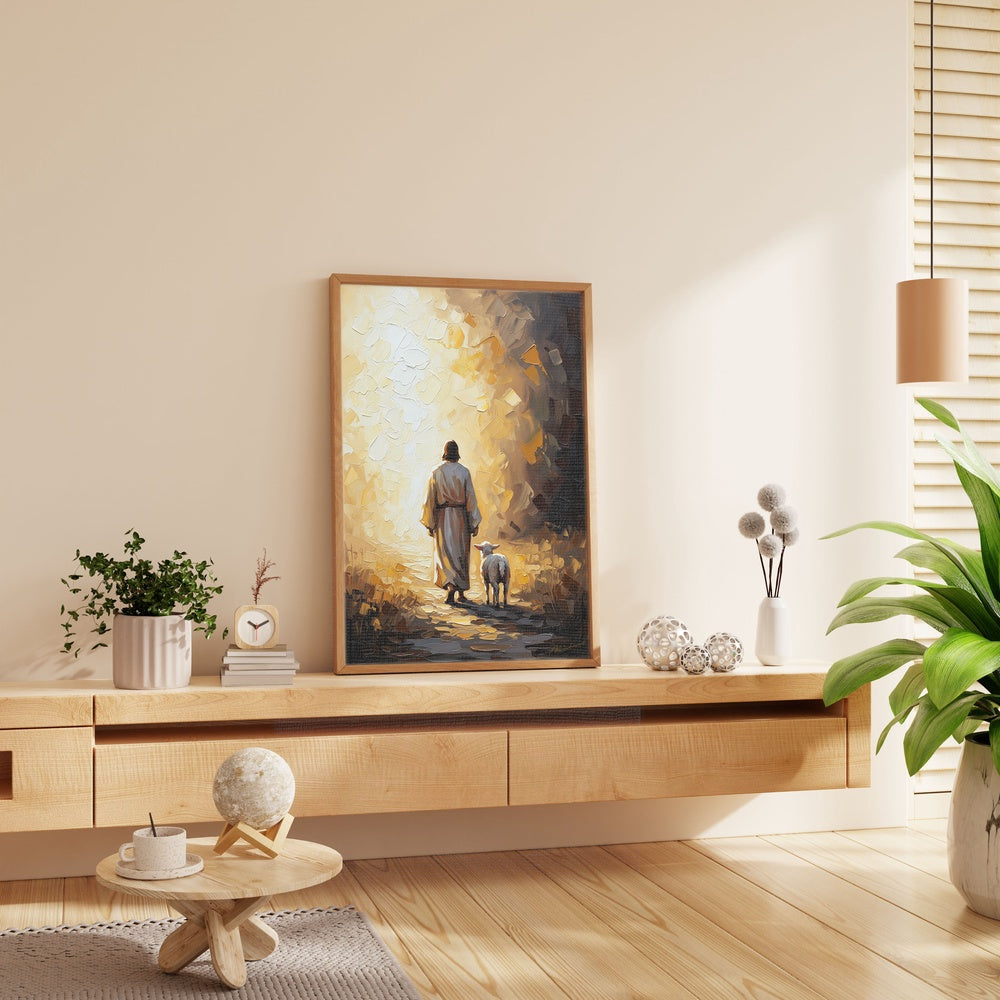 The Journey Home III, Christian Canvas Wall Art, Christmas Gift Ideas, Christian Home Decor, Ciaocustom