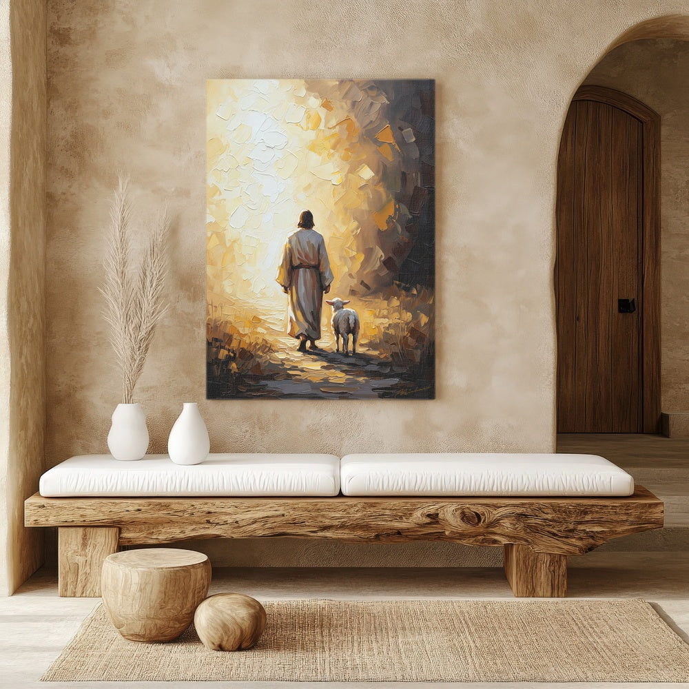 The Journey Home III, Christian Canvas Wall Art, Christmas Gift Ideas, Christian Home Decor, Ciaocustom