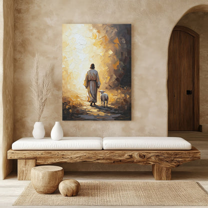 The Journey Home III, Christian Canvas Wall Art, Christmas Gift Ideas, Christian Home Decor, Ciaocustom