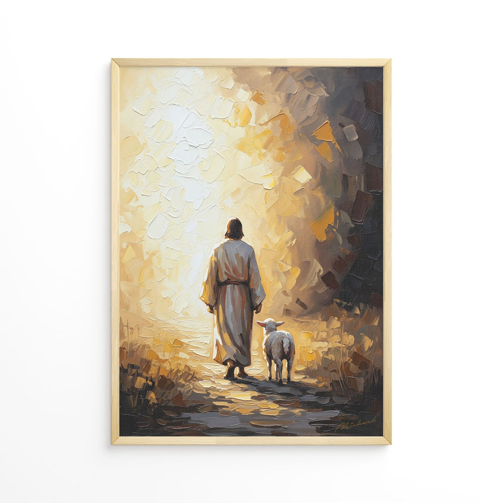 The Journey Home III, Christian Canvas Wall Art, Christmas Gift Ideas, Christian Home Decor, Ciaocustom