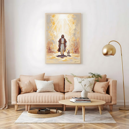 The Journey Home II, Christian Canvas Wall Art, Christmas Gift Ideas, Christian Home Decor, Ciaocustom