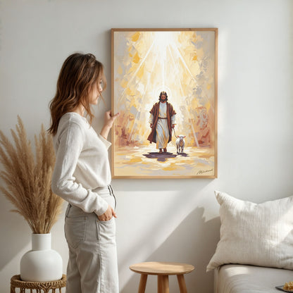 The Journey Home II, Christian Canvas Wall Art, Christmas Gift Ideas, Christian Home Decor, Ciaocustom