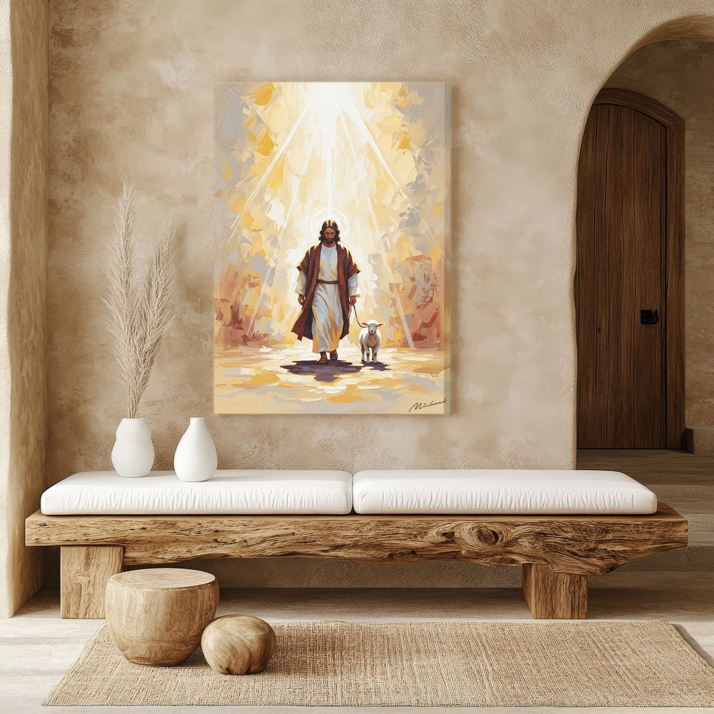 The Journey Home II, Christian Canvas Wall Art, Christmas Gift Ideas, Christian Home Decor, Ciaocustom