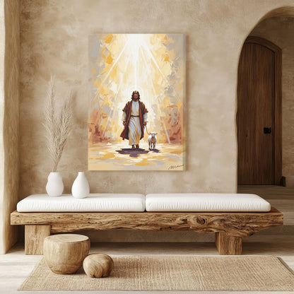 The Journey Home II, Christian Canvas Wall Art, Christmas Gift Ideas, Christian Home Decor, Ciaocustom