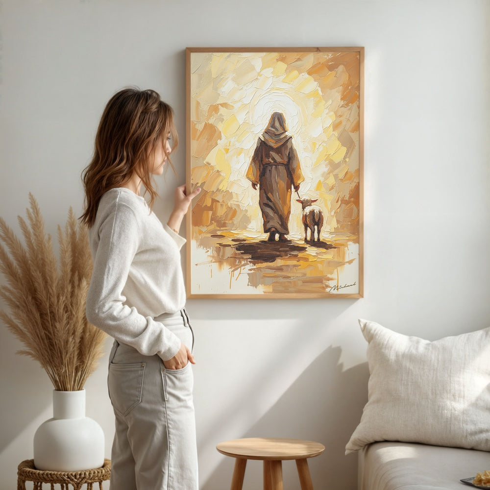 The Journey Home IV, Christian Canvas Wall Art, Christmas Gift Ideas, Christian Home Decor, Ciaocustom